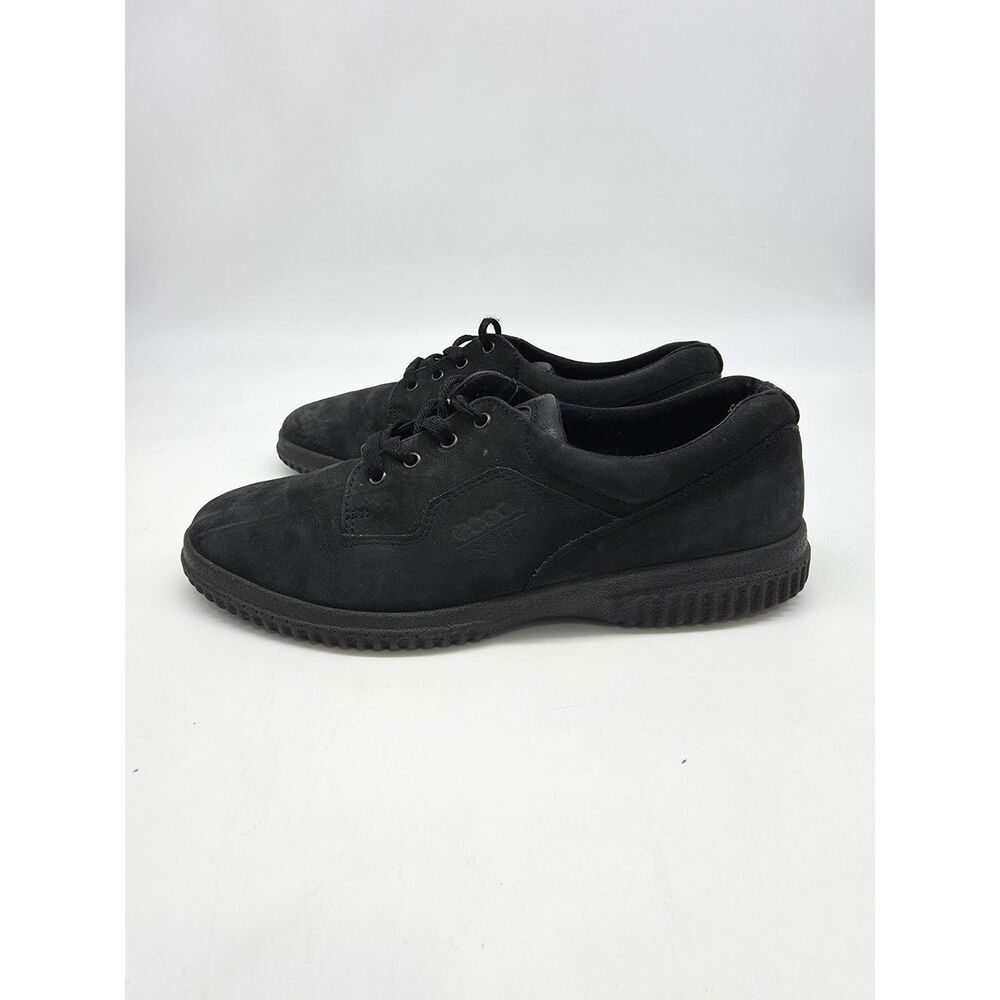 ECCO Black Suede Casual Oxford Walking Shoes Size EU 41 Men's 8 Women's 10.5